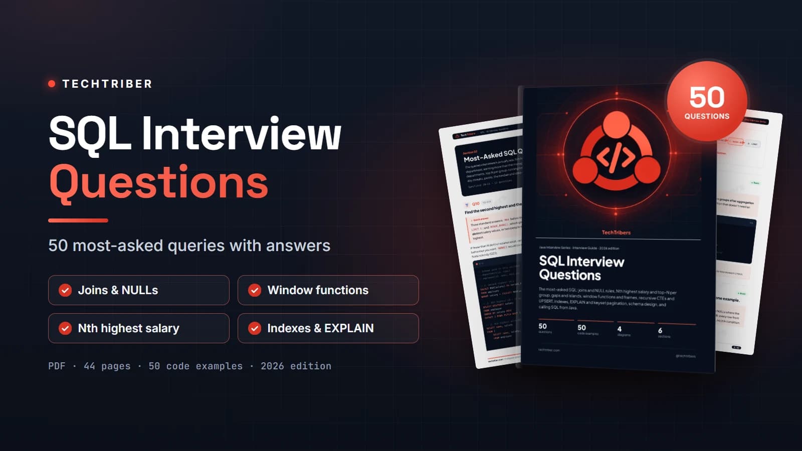 SQL Interview Questions: 50 Most-Asked Queries with Answers