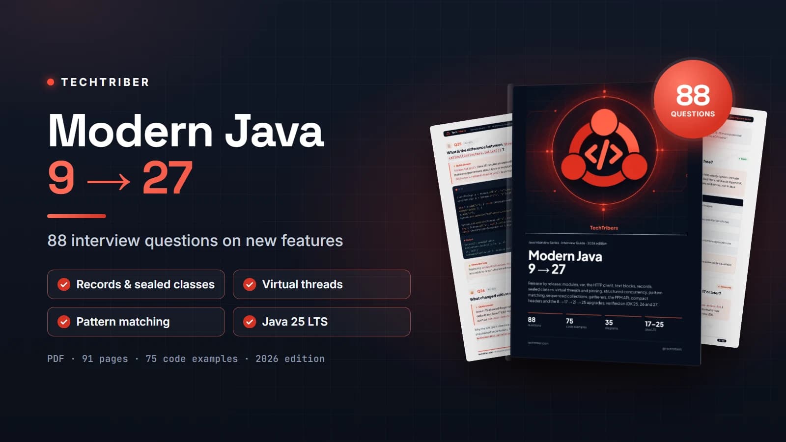 Modern Java 9 to 27: 88 Interview Questions on New Features