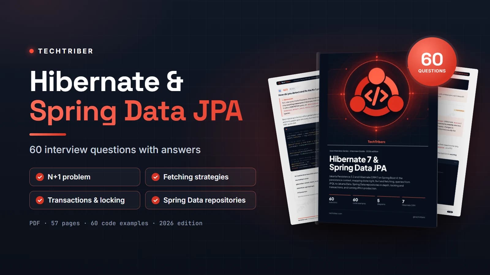 Hibernate & Spring Data JPA: 60 Interview Questions